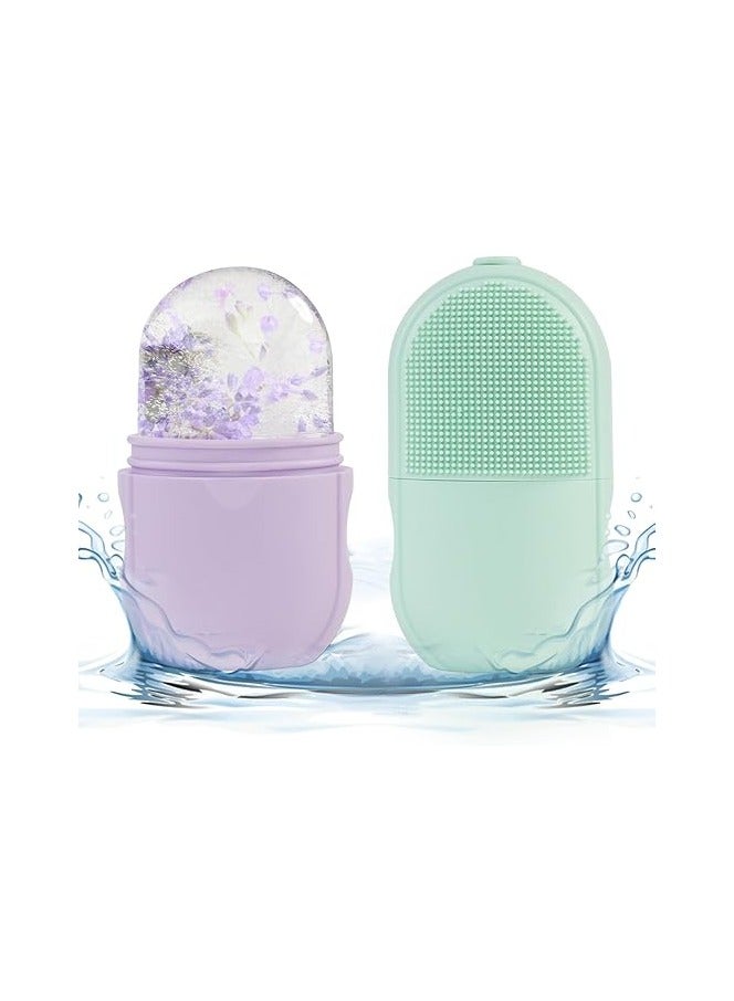 Silicon Ice Roller for Face, Ice Application Roller Mould, for Face Tool Tighten Skin & Eliminate Eye Puffiness, Icing Skincare for Women - Image 1
