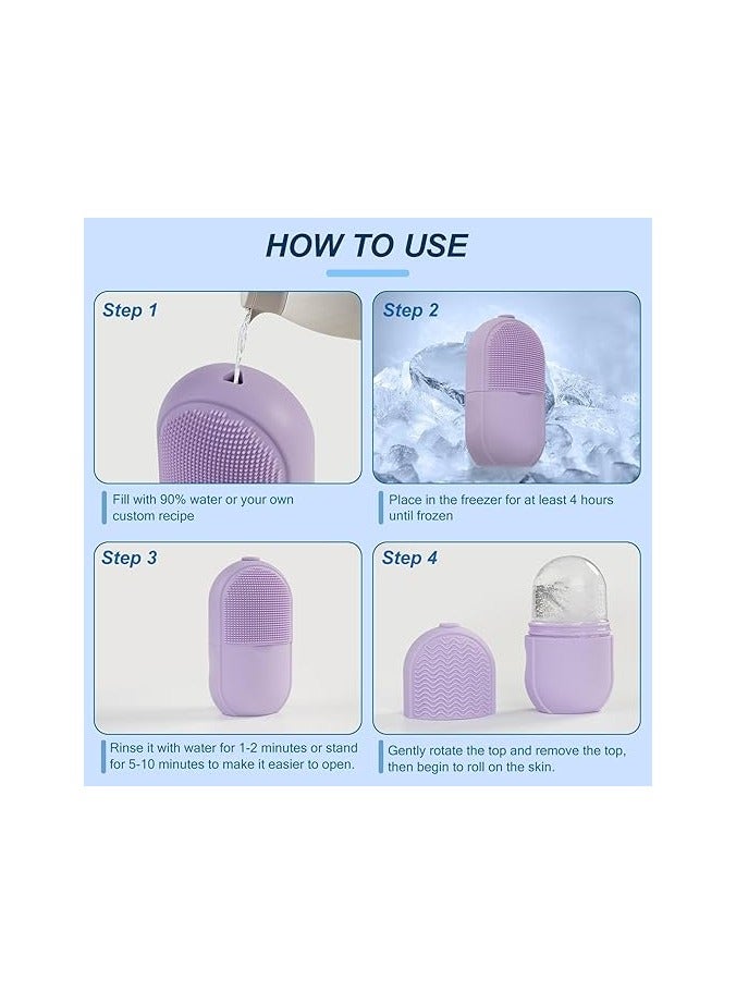 Silicon Ice Roller for Face, Ice Application Roller Mould, for Face Tool Tighten Skin & Eliminate Eye Puffiness, Icing Skincare for Women - Image 5