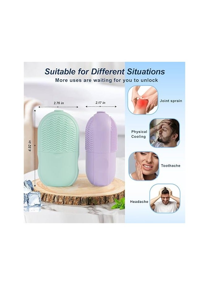 Silicon Ice Roller for Face, Ice Application Roller Mould, for Face Tool Tighten Skin & Eliminate Eye Puffiness, Icing Skincare for Women - Image 3