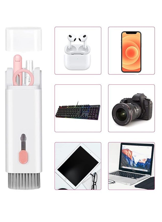 7 In 1 Electronics Cleaner Kit, Keyboard Cleaner, Laptop Cleaner Kit For Monitor, Cell Phone, Headphones, Lego, Laptop Camera Lens (Pink)  - Image 3