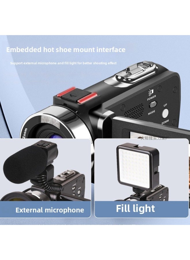 Generic R4 Camera Digital HD 4K Professional DV Handheld Photo Video Photography Camera Travel Wedding-Body Color:Package 1-official Standard Configuration  - Image 4