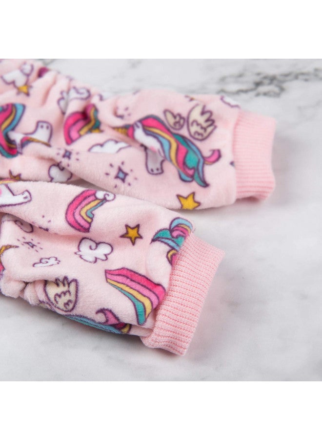 CuteBone CuteBone Dog Pajamas Pink Unicorn Dog Apparel Dog Jumpsuit Pet Clothes Pajamas Puppy Clothes P67S Small - Image 4