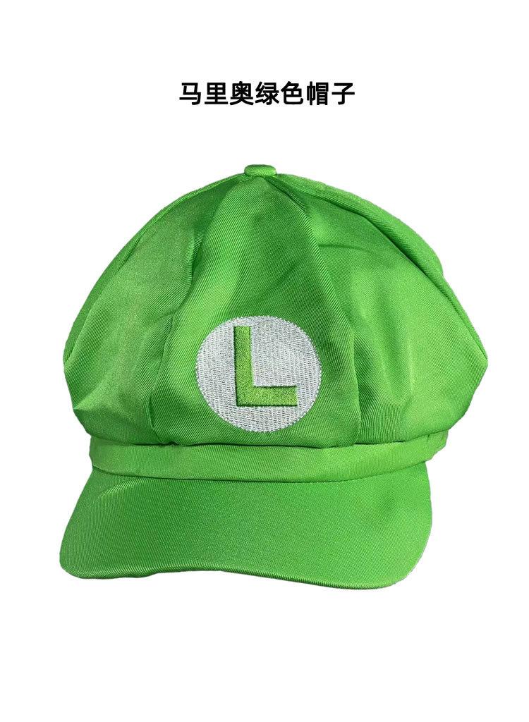 Super Brother Mario and Luigi Costume Accessories Set Video Game Role Cosplay Kits Mario Dress Up Set For Party Cosplay Without Strap - Image 5