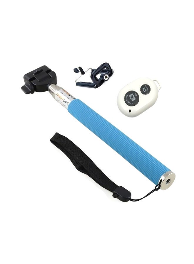 NIBEMINENT Extendable Bluetooth Selfie Stick With Remote Control For LG Black/White/Silver 