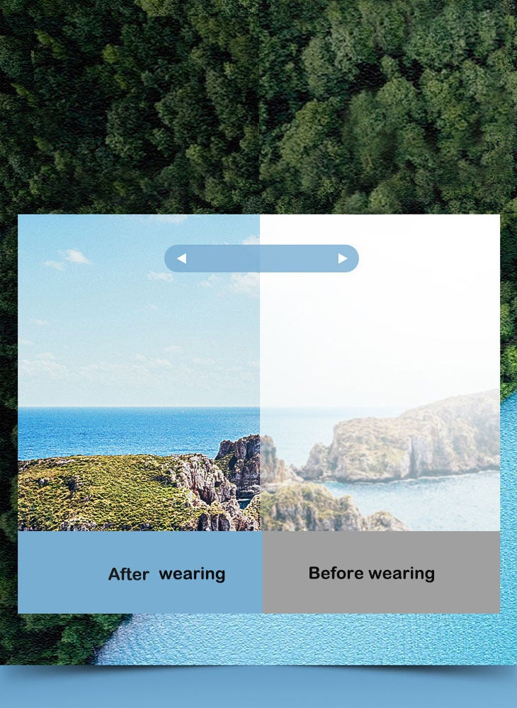 نظارات شمسية عصرية عالية الدقة بعدسات نايلون للرجال والنساء أنيقة عالية الجودة مضادة للأشعة فوق البنفسجية ومضادة للضوء الأزرق - view 5