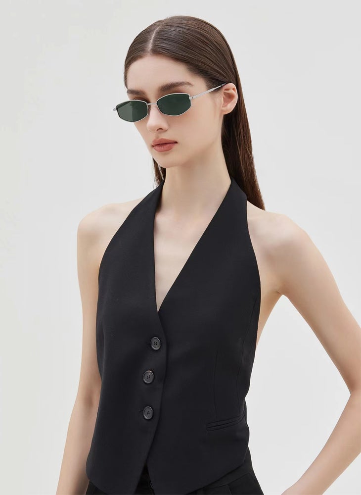 نظارات شمسية عصرية عالية الدقة بعدسات نايلون للرجال والنساء أنيقة عالية الجودة مضادة للأشعة فوق البنفسجية ومضادة للضوء الأزرق - view 2