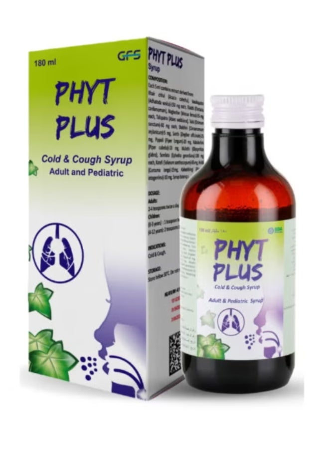 PHYT PLUS Cold & Cough Syrup 180 ml