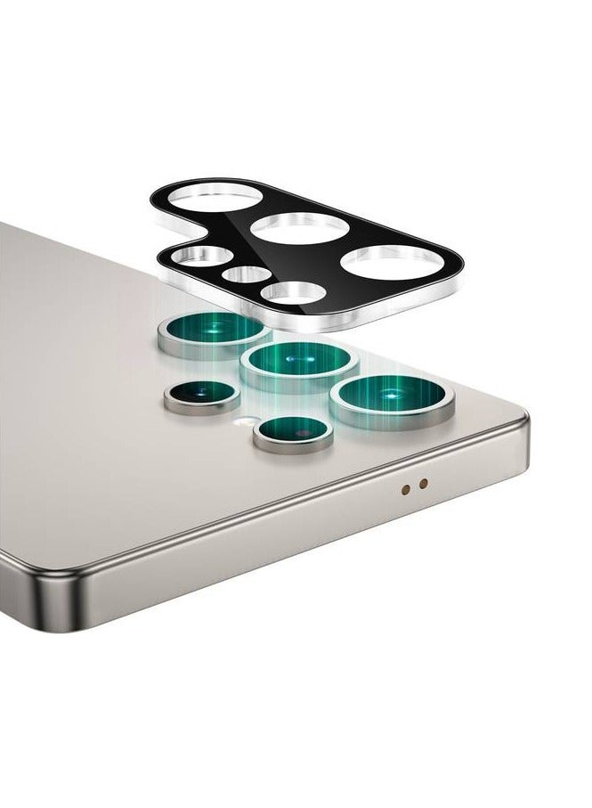 GREEN LION Samsung S25 Ultra Acrylic Lens Protector / Anti-Scratch / 9H Diamond Hardness / Full Coverage / High Transparency - Black - Image 1