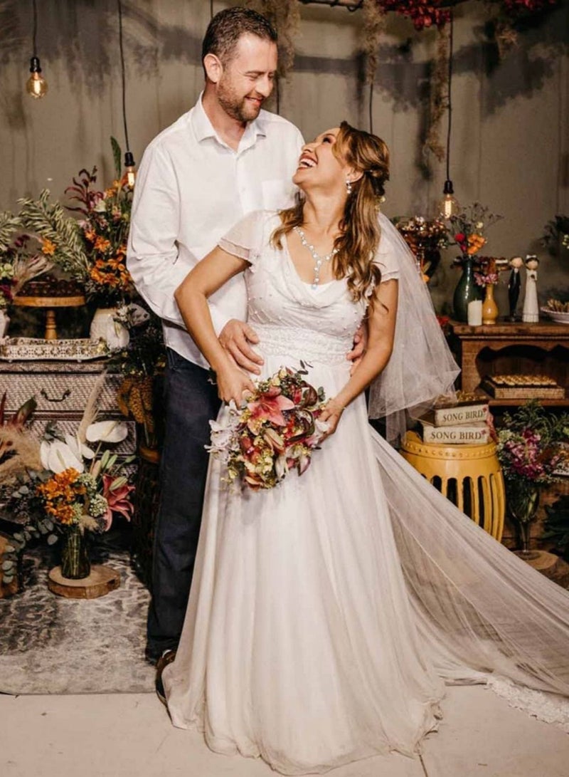 Suntown Wedding Bridal Jewelry Rhinestone Bride Necklace Earrings Set Silver Bridesmaid Crystal Necklace Accessories Sets for Women and Girls - Image 5