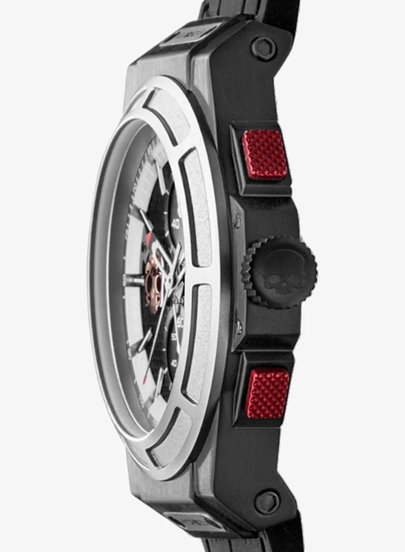 Hydrogen Watch Black/Silver Otto Chrono Silver-Black Watch for Men | Best Price UAE