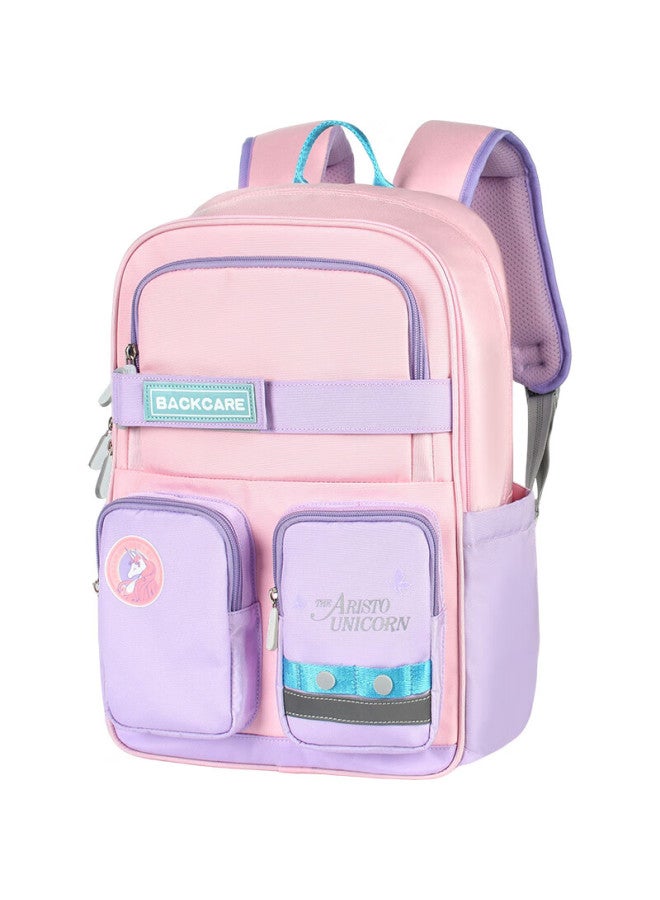 Back Care Little Prince Co-branded School Backpack For Grades 2-6, Lightweight And Ergonomic Schoolbag For Girls, B23-132a - Image 3