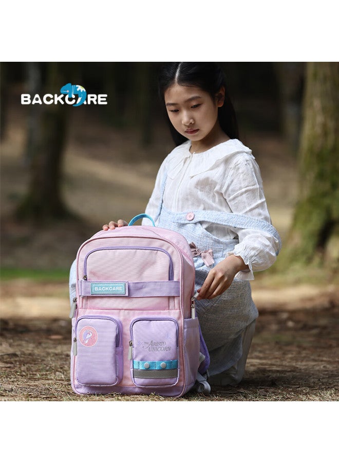 Back Care Little Prince Co-branded School Backpack For Grades 2-6, Lightweight And Ergonomic Schoolbag For Girls, B23-132a - Image 2