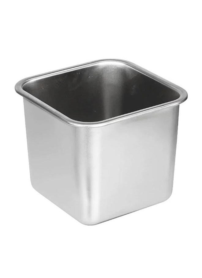 Thoraya Stainless Steel Spice Box Quadrate Anti Rust Rounded Corners Seasoning Storage Box for Commercial Kitchens Restaurants 12cm/4.7in  - Image 2