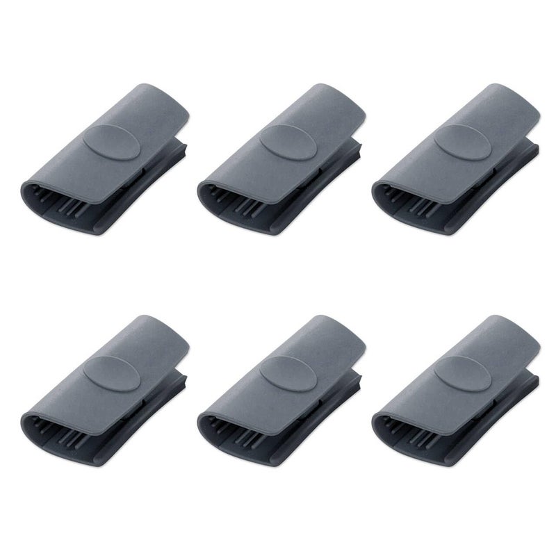 BangBoom 3 Pairs of Silicone Assist Handle Holder Grips Heat Resistant Pot Handle Covers Non Slip Cast Iron Pot Holder for Hot Skillets Pans Casserole Frying Cooking Cookware Gray