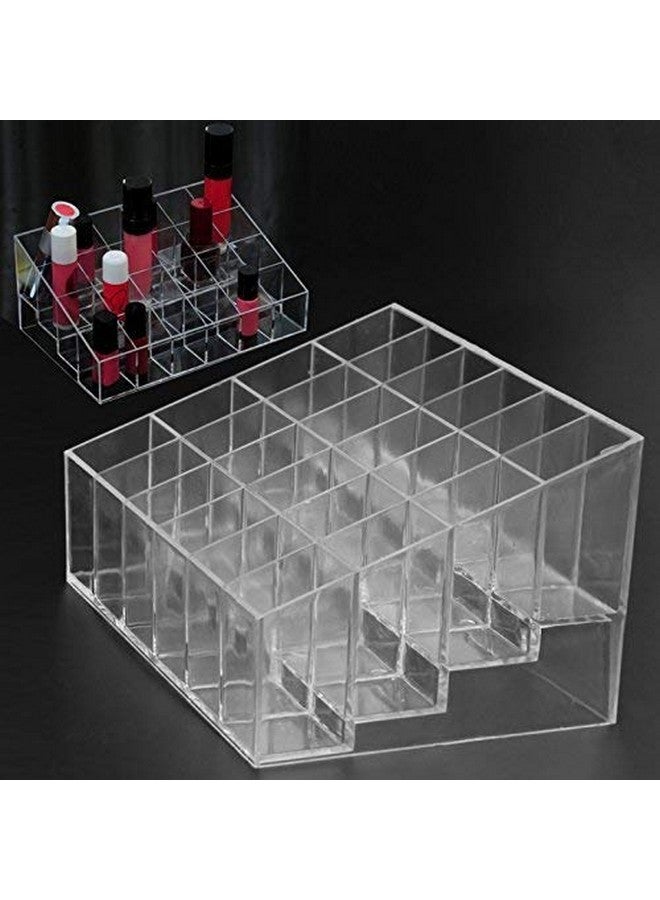 MOSHTU 24 Hole Stand Trapezoid Holder Makeup Brushes Set Drying Rack Organizer Cosmetic Shelf Tool Lipstick Holder Case Tools (Multi Color) - Image 2