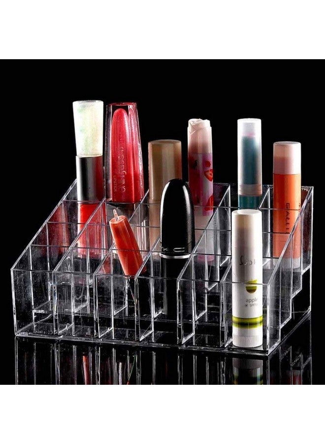 MOSHTU 24 Hole Stand Trapezoid Holder Makeup Brushes Set Drying Rack Organizer Cosmetic Shelf Tool Lipstick Holder Case Tools (Multi Color) - Image 5