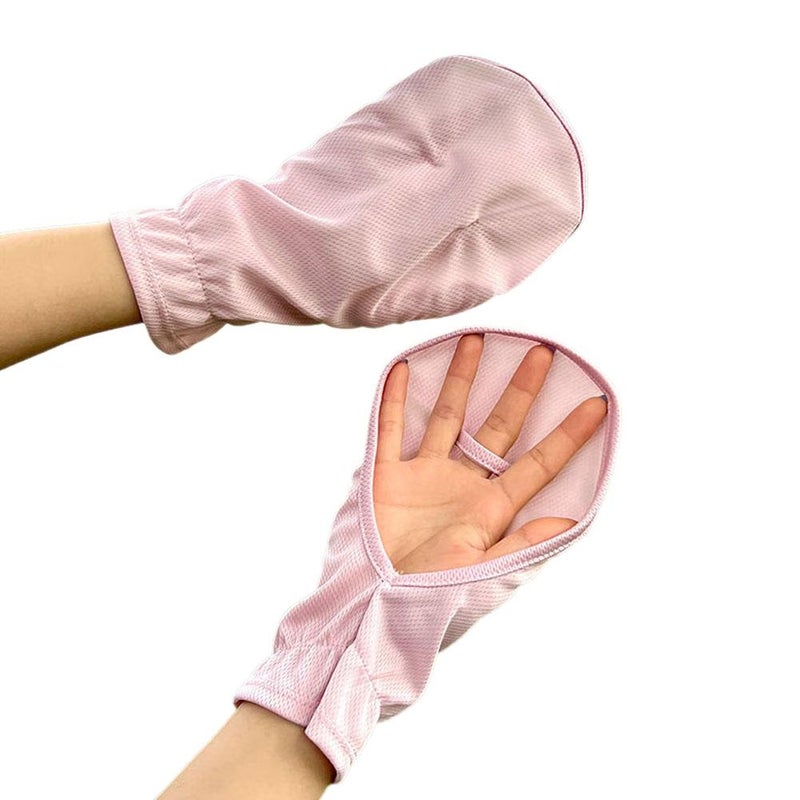 Sunscreen gloves for summer outdoor cycling, non-slip, breathable, UV-protective, short, fingerless sun protection gloves - Image 2