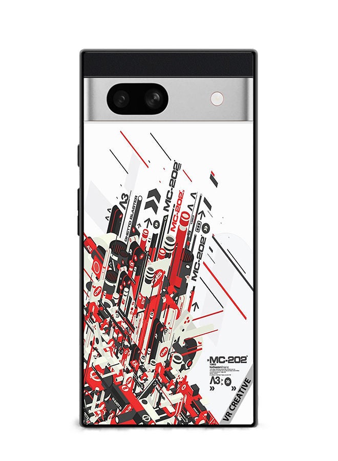 VR CREATIVE Protective Case Cover For Google Pixel 7a Mc 202 Design Multicolour - Image 1