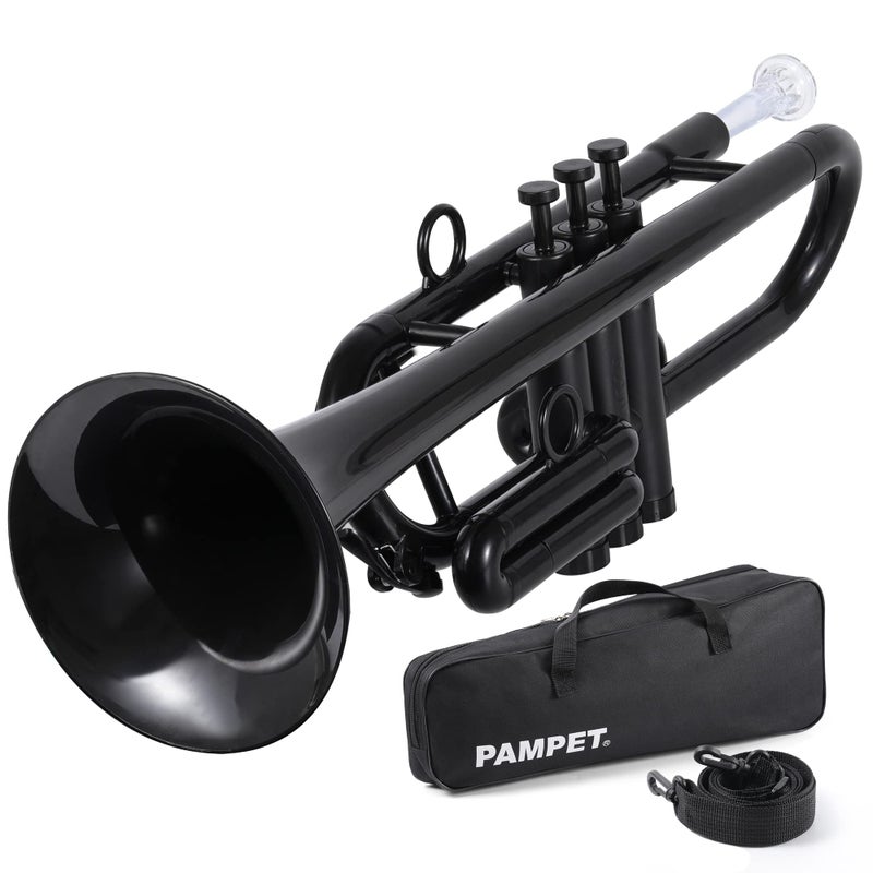 PAMPET Professional Plastic Trumpet C trumpet Black