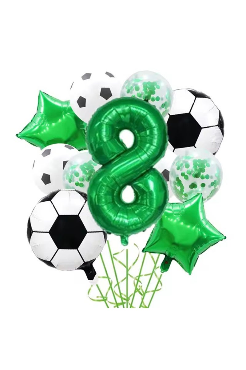 Other Number 8 1 Set Helium Foil Globos Football Balloons Birthday Party Decorations Kids Boy 32Inch