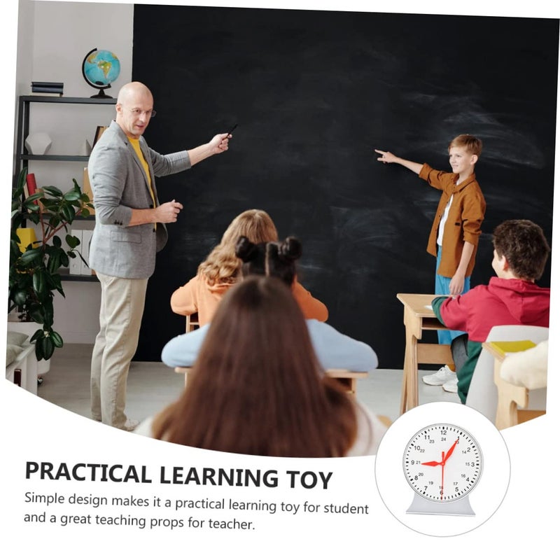 Educational Learning Clock Toy For Kids Time Telling Teaching Aid With Visual Timer - Image 3
