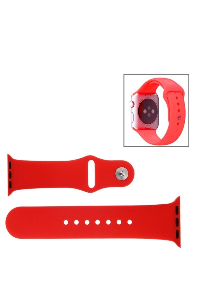 Soft silicone TPU band strap compatible for apple watch 38/40/41/42mm - Image 1