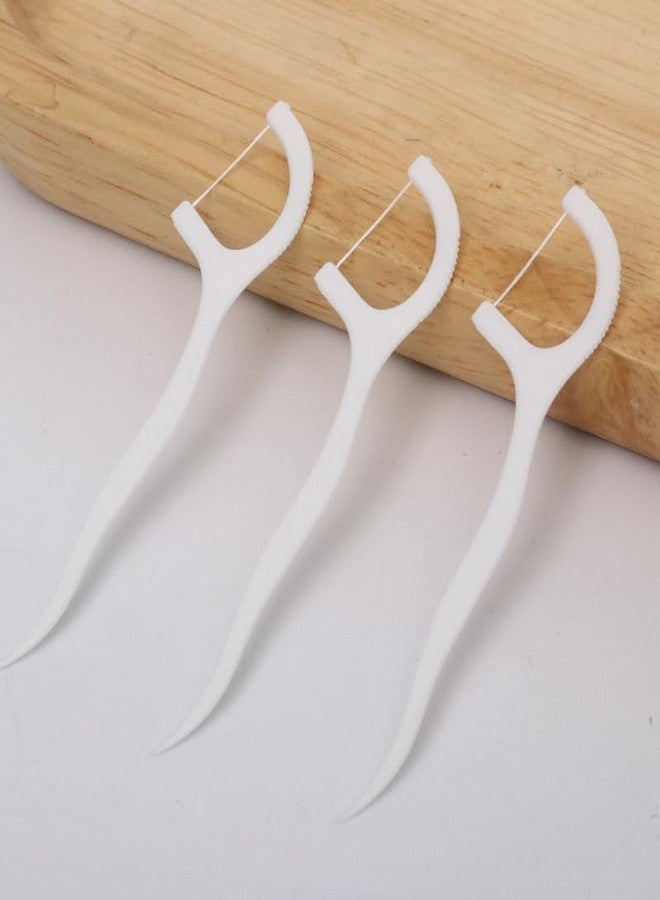 ARUP أروب 3 في 1 لتنظيف الأسنان، خيط تنظيف الأسنان، أعواد تنظيف الأسنان للاستخدام مرة واحدة مع عصا تنظيف اللسان للحصول على لثة منعشة وصحية وذات نفس منعش (60 قطعة) - Image 1