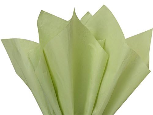 A1 Bakery Supplies Sage Green Light Olive Bulk Tissue Paper 15 Inch x 20 Inch - 100 Sheets Premium Quality Gift wrap Tissue Paper Made in USA - Image 2