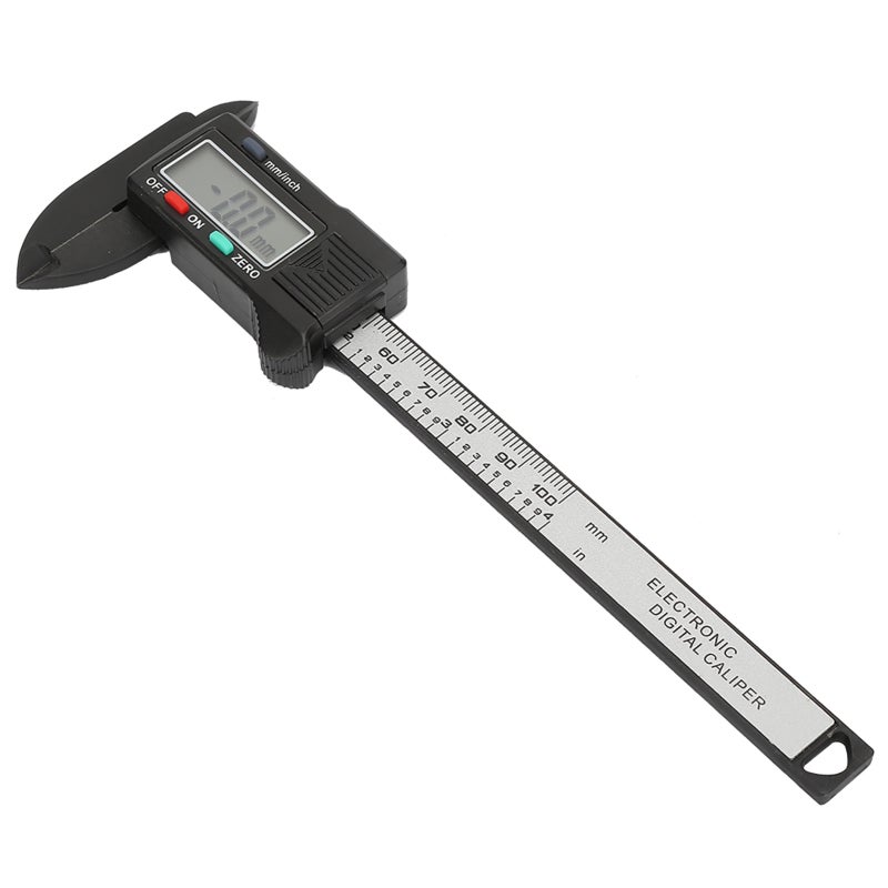 Digital Caliper 0-100 mm Carbon Fiber Lightweight Portable - Electromagnetic Sensor Durable Construction for DIY Measurement - Image 2