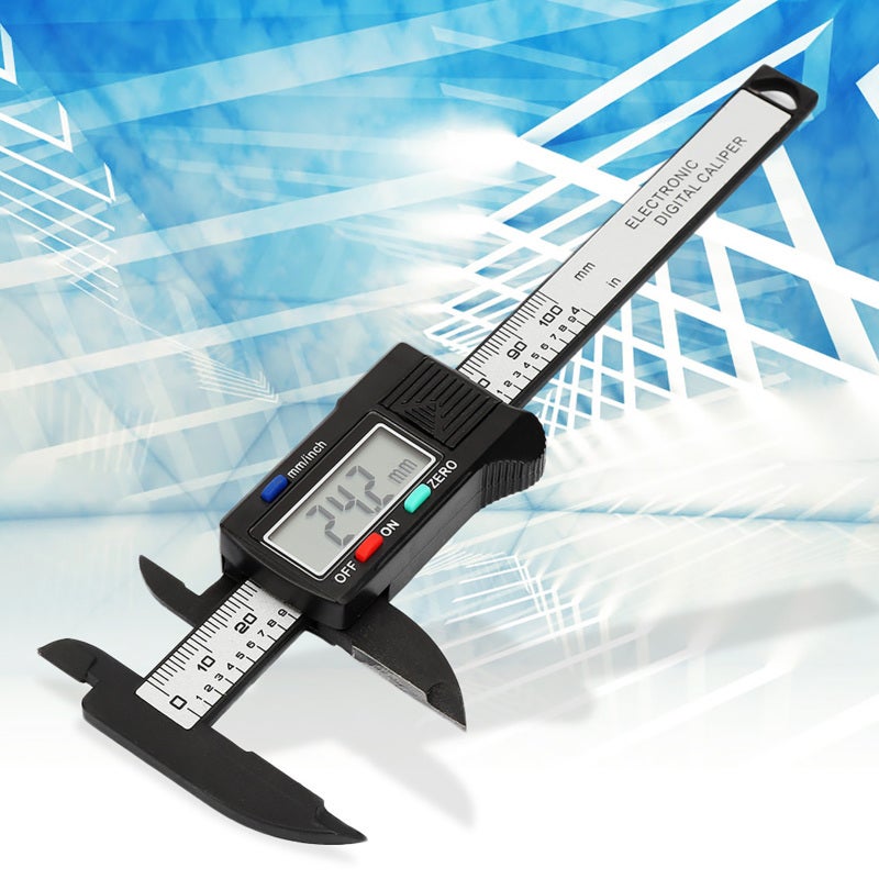 Digital Caliper 0-100 mm Carbon Fiber Lightweight Portable - Electromagnetic Sensor Durable Construction for DIY Measurement - Image 5