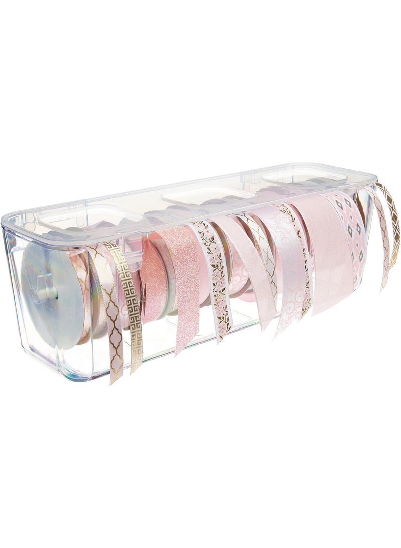 Deflecto Ribbon Dispenser, Clear - Image 4
