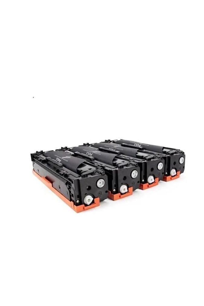 Terabyte خراطيش حبر متوافقة بديلة لـ 205A CF530A CF531A CF532A CF533A (1 أسود، 1 أزرق، 1 وردي، 1 أصفر، 4 عبوات) - Image 3