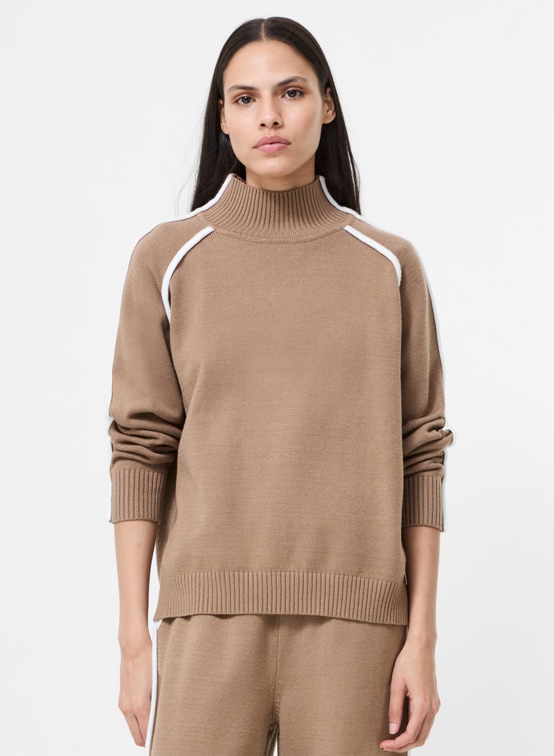 French Connection Jordan High Nk Ls Jumper - Image 4
