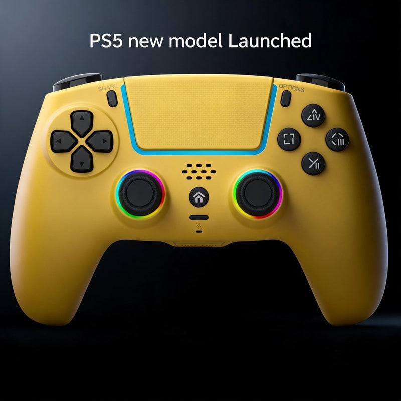 PS5 Wireless Game Controller with RGB Light, Dual Vibration and Hall Trigger - Image 1