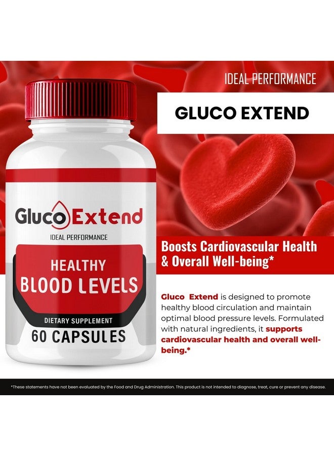 IDEAL PERFORMANCE كبسولات جلوكو إكستند، مكملات جلوكو إكستند لدعم الصيغة - أقصى قوة، صيغة جلوكو إكستند للصحة والعافية الطبيعية بالكامل، مراجعات رسمية لكبسولات جلوكو إكستند الصحية (60 كبسولة) - Image 4