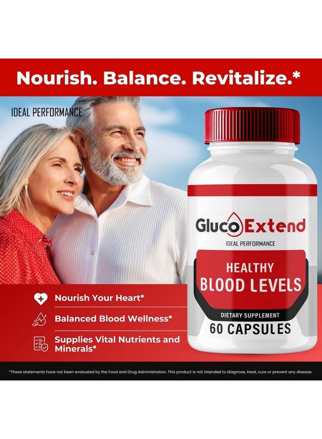 IDEAL PERFORMANCE كبسولات جلوكو إكستند، مكملات جلوكو إكستند لدعم الصيغة - أقصى قوة، صيغة جلوكو إكستند للصحة والعافية الطبيعية بالكامل، مراجعات رسمية لكبسولات جلوكو إكستند الصحية (60 كبسولة) - Image 5