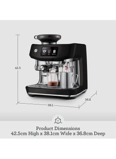 Sage The Oracle Jet, Professional Coffee Machine with Manual and Automatic Milk Frother, Black Tuffle - UAE Version, 2 Year Manufacturer Warranty  - Image 5