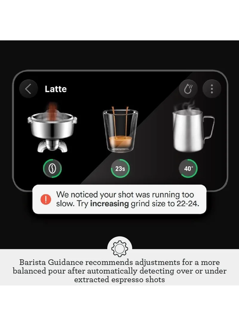 Sage The Oracle Jet –Dual Boiler Espresso Machine with Integrated Grinder,Auto Grind & Tamp,Manual & Auto Milk Frother,LCD Display – Brushed Stainless Steel- UAE Version,2 Year Manufacturer Warranty