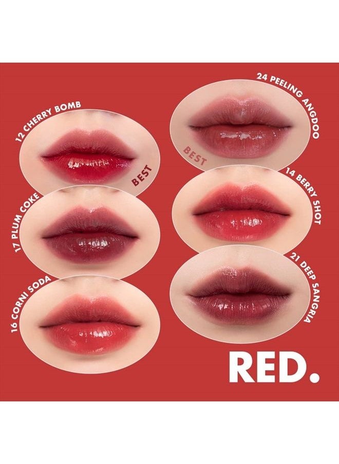 rom&nd - Juicy Lasting Tint 24 PEELING ANGDOO, Vivid color, Juicy & Glossy Finish, Long-lasting, MLBB, moisturizing, Highly-Pigmented, Clear & Natural Makeup, Lip Tint for Daily Use, K-beauty, 5.5g / 0. - Image 1