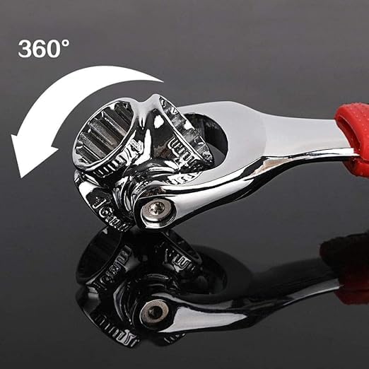 BARFILABABA BARFILABABA Universal Socket Wrench Tool8 in 1 Multi Tool Spanne Tools Socket Works with Spline Bolts Multifunction PassTorx 360 Degree 6Point Universal Repair Tools Multicolor  - Image 3