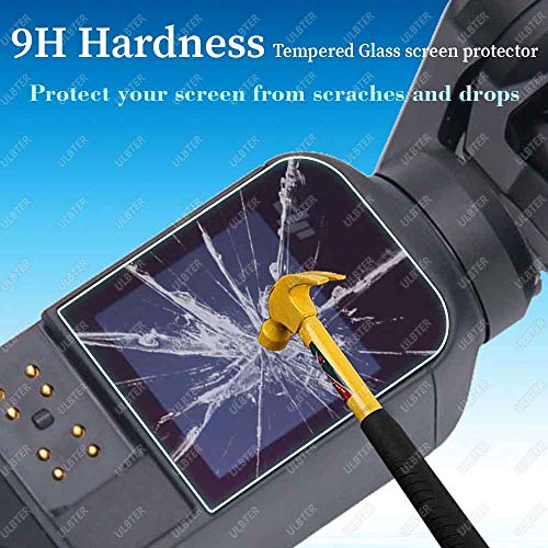 ULBTER Lens Screen Protector for DJI Osmo Pocket 2 / Pocket 1 [2+2Pack] Black White, Osmo Pocket II 0.3mm 9H Hardness Tempered Glass Cover Anti-Scrach Anti-Fingerprint Anti-Bubble - Image 3