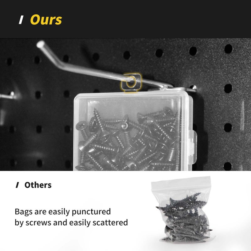FIXLINK Wood Screws 3/4 Inch, FIXLINK Premium Flat Head Phillips Black Wood Screws 120 PCS, Self Tapping Electrophoresis Used in Indoor Furniture, Woodworking (#8 x 3/4") - Image 5