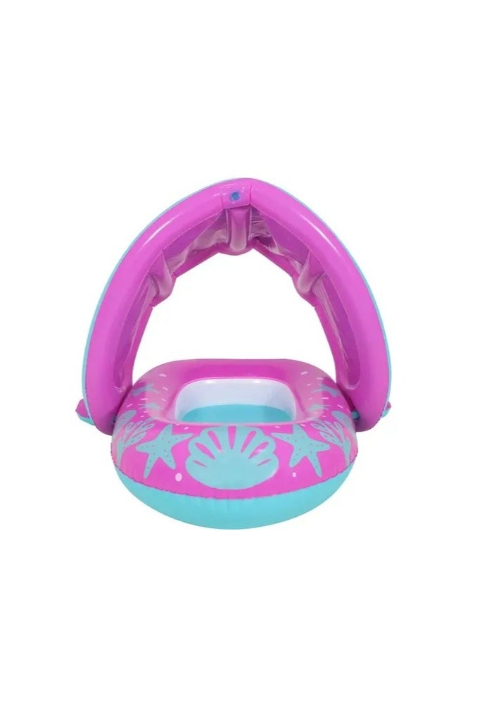 Bestway Inflatable Baby Float with Sunshade - Inflatable Float for Infants and Toddlers - Safe Water Fun - Baby Float0 Water games- swimming float, swimming supplies  - Image 4
