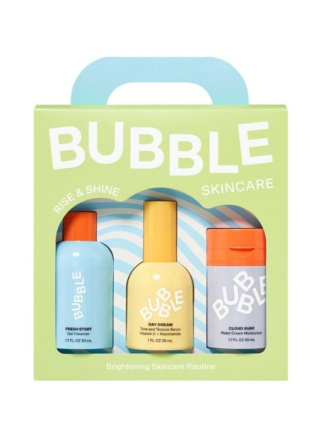 بابل مجموعة بابل رايز آند شاين للعناية بالبشرة لتفتيحها، أساسيات روتين تعزيز الإشراقة اليومية، 150 مل إجمالي - Image 1