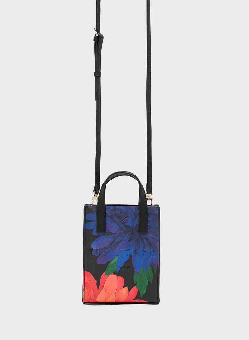 تيد بيكر Printed Dahlia Mini Icon Crossbody