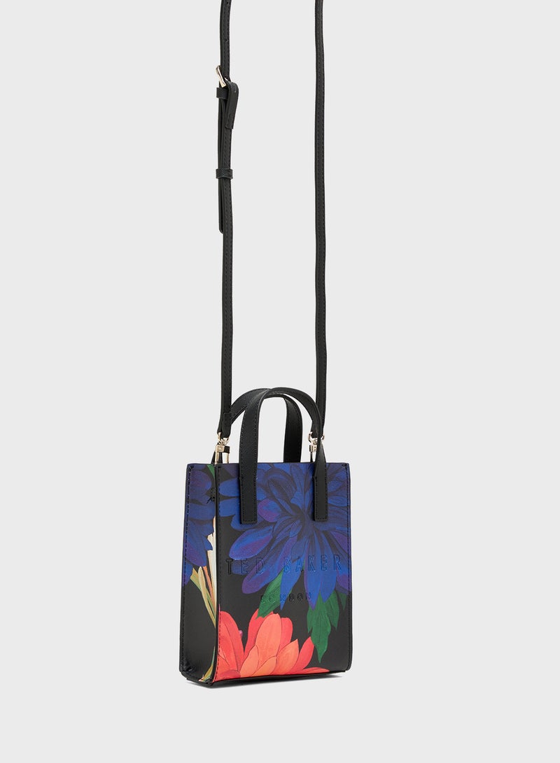 Ted Baker Printed Dahlia Mini Icon Crossbody  - Image 3