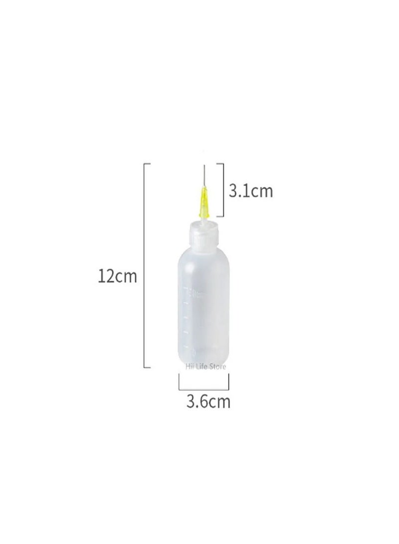 1 Set Pottery Mud Painting Bottle Squeeze Mud Bottle Multi-needle DIY Texture Ceramic Coloring Glaze Painted Clay Sculpture Tool - Image 3