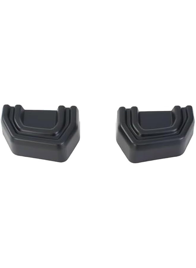 Topleo Fit for Chery Jetour Travellar, T2 2023 2024 2025 Car Exterior Accessories Front Trailer Hitch Towing Hook Decor Cover Trim ABS 2pcs (Matte Black) - Image 5