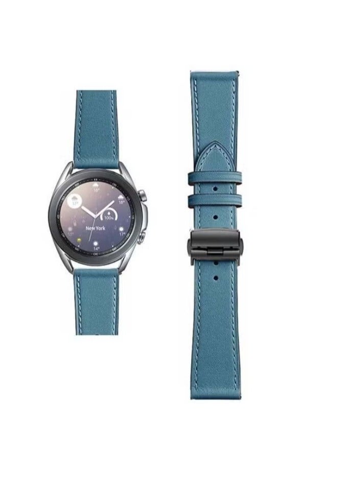 vesus Replacement Band For Samsung Galaxy Watch3 Peacock Blue