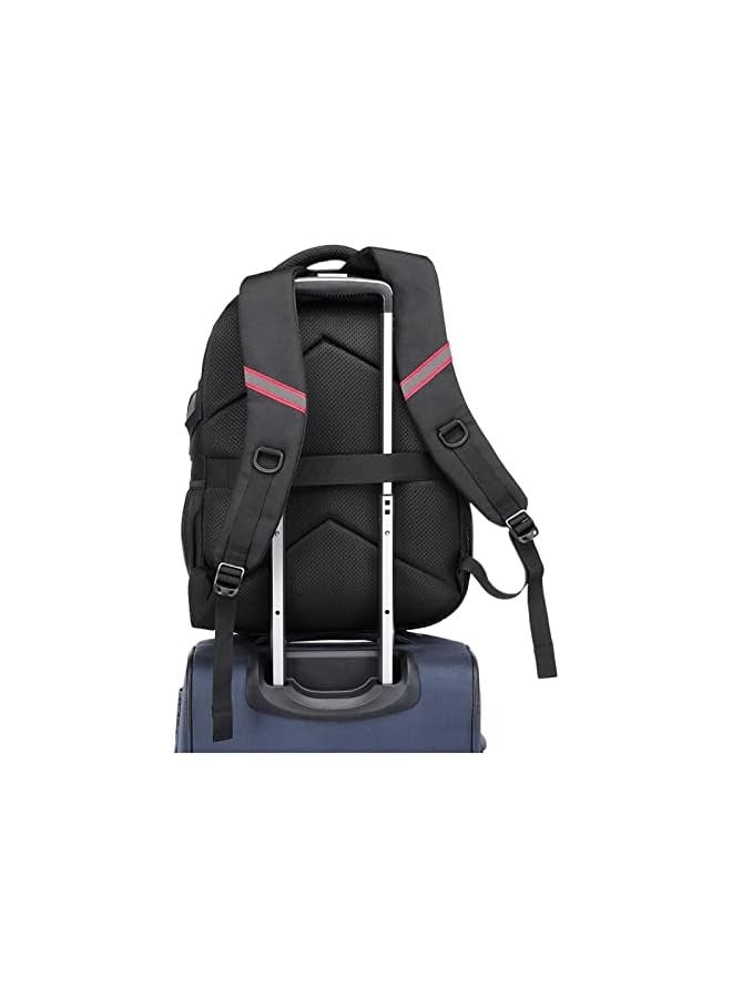 PROMASS Travel Laptop Backpack Heavy Duty Computer Backpack Pockets Water-Repellent Business College Daypack Stylish School Anti-theft Bag for Men Women  - Image 5